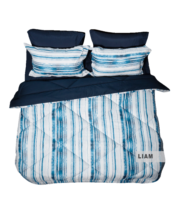 ست لحاف طرح LIAM دو نفره ۶ تکه سه بعدی king size